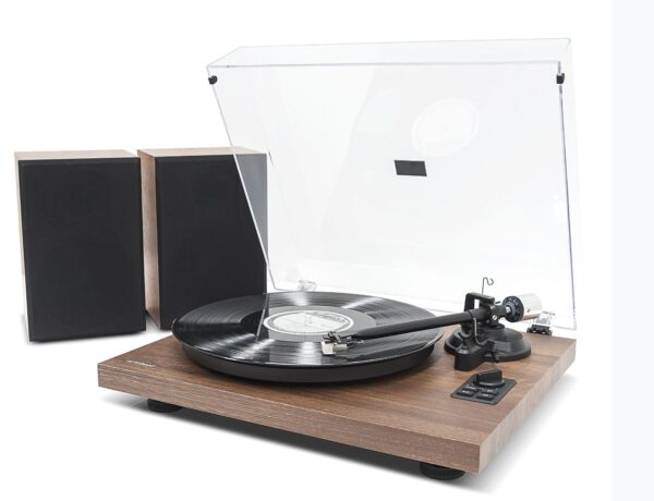 mbeat®HIFI Turntable with Speakers - Vinyl Turntable Record Player with 36W Bookshelf Speakers