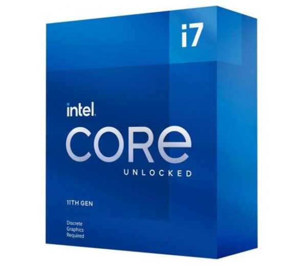 Intel i7-11700KF CPU 3.6GHz (5.0GHz Turbo) 11th Gen LGA1200 8-Cores 16-Threads 16MB 125W Graphic Card Required Unlocked Retail Box 3yrs