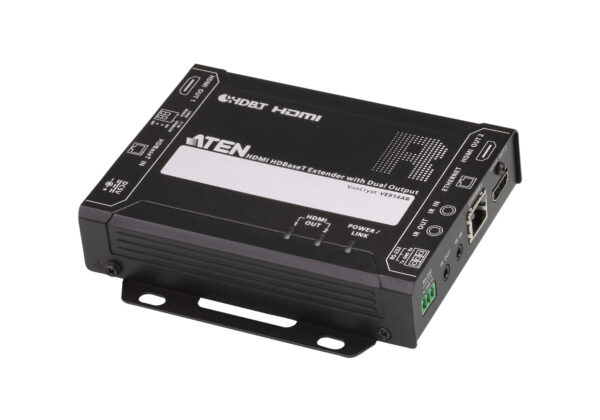 Aten HDBaseT HDMI  Receiver with Dual 4K Output with one local HDMI output (4K@70m over Cat 5e/6 and 100m over Cat6a