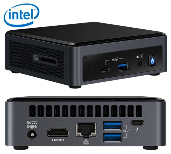 Intel NUC i3-10110U 4.1GHz 2xDDR4 SODIMM M.2 PCIe SSD HDMI USB-C (DP1.2) 3xDisplays GbE LAN WiFi BT 6xUSB
