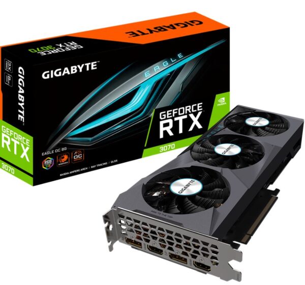 Gigabyte nVidia GeForce RTX 3070 EAGLE OC 8G rev. 2.0